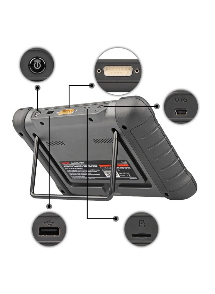 Autel MaxiDAS DS808 Professional Diagnostic Scanner - Android 7" Touchscreen, OE-Level Coverage for 80+ Car Brands, Wi-Fi Updates - Image 4